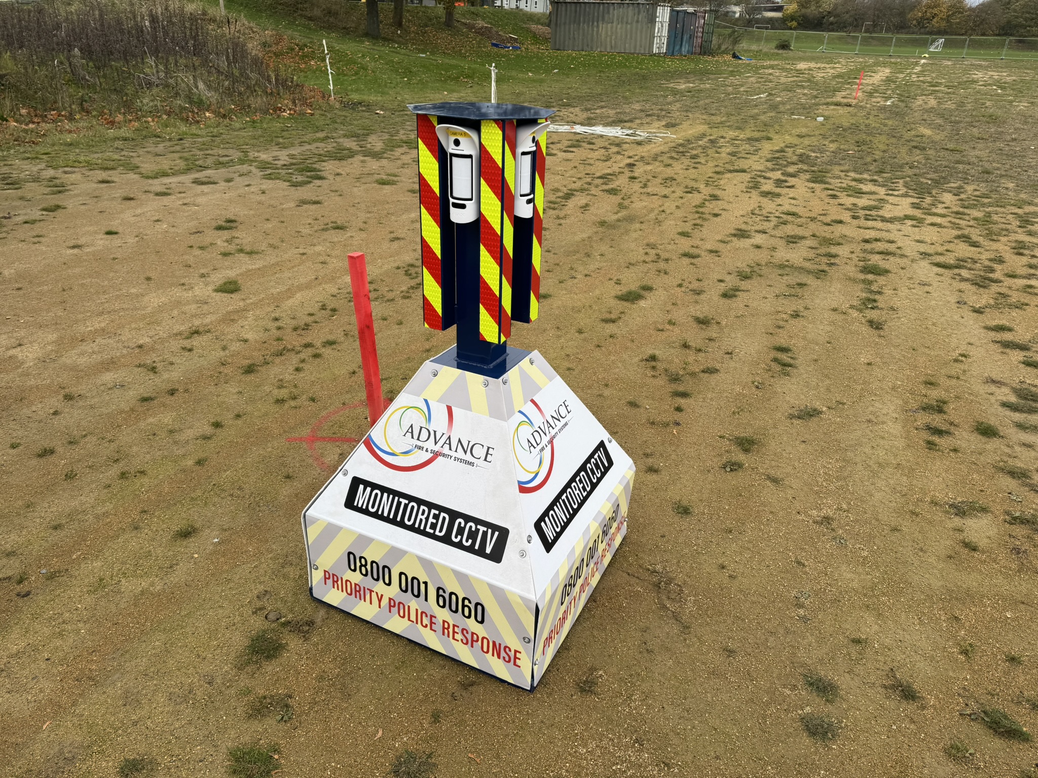 SiteMinder CCTV tower on site